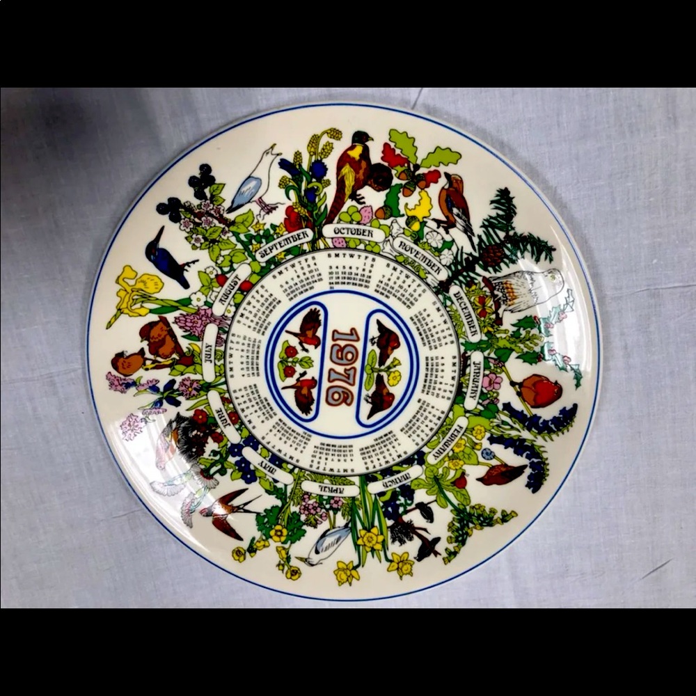 Wedgewood Vintage 1976 “Robin” Plate